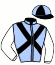 casaque portée par Ruet B. jockey du cheval de course KAMELIA DE BUSSET, information pmu ZETURF