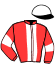 casaque portée par Nakache G. jockey du cheval de course HALDO DE LA CLOUE, information pmu ZETURF