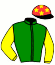 casaque portée par Mlle Martineau M. jockey du cheval de course IDEAL WIC, information pmu ZETURF