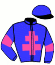 casaque portée par Debris B. jockey du cheval de course HOMME D'ETAT, information pmu ZETURF