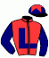 casaque portée par Veron F. jockey du cheval de course DSCHINGIS GALI, information pmu ZETURF