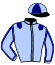 casaque portée par Massin Mlle A. jockey du cheval de course PARIS BY NIGHT, information pmu ZETURF