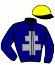 casaque portée par Bernard A. jockey du cheval de course MULTAMIS, information pmu ZETURF