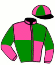 casaque portée par Stefano S. jockey du cheval de course KELLY MARY, information pmu ZETURF