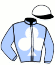 casaque portée par Sorel J. Ch. jockey du cheval de course KAPRICE DE KACY, information pmu ZETURF