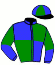casaque portée par Cingland S. jockey du cheval de course KARAOKE, information pmu ZETURF
