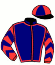 casaque portée par Mouesan H. jockey du cheval de course NACRE FONTANEL, information pmu ZETURF
