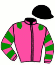 casaque portée par Flandrin B. jockey du cheval de course LISE DE ROMAY, information pmu ZETURF
