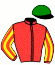 casaque portée par Dubord Rom. jockey du cheval de course NASDAQ, information pmu ZETURF