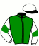 casaque portée par Silva Dos Santos S. jockey du cheval de course BRIDGE WATER, information pmu ZETURF