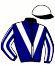 casaque portée par Franzel L. jockey du cheval de course ERONIMO, information pmu ZETURF