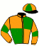 casaque portée par Monteiro Mlle V. jockey du cheval de course YOKOHAMA (FR), information pmu ZETURF