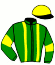 casaque portée par Peltier S. jockey du cheval de course INSOLENT DU CAUX, information pmu ZETURF