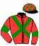 casaque portée par Bernard A. jockey du cheval de course QUILARO (GB), information pmu ZETURF