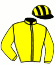 casaque portée par Pecharman B. jockey du cheval de course ISSALIO, information pmu ZETURF