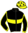 casaque portée par Daougabel M. jockey du cheval de course JADIS PRIOR, information pmu ZETURF