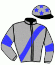 casaque portée par Jublot L. jockey du cheval de course KALOGERO SI, information pmu ZETURF