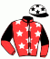 casaque portée par Marty F. jockey du cheval de course INDIGOTE, information pmu ZETURF
