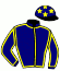 casaque portée par Lacombe Y. jockey du cheval de course HEROS DE BEAUCAMP, information pmu ZETURF