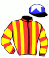 casaque portée par Grandin M. jockey du cheval de course DIANA (FR), information pmu ZETURF