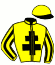 casaque portée par Journiac H. jockey du cheval de course ABOUT MIDNIGHT (IE), information pmu ZETURF