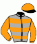 casaque portée par Foresi F. jockey du cheval de course KENZAL (FR), information pmu ZETURF