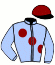 casaque portée par Legras G. jockey du cheval de course SHERMAN OAKS (FR), information pmu ZETURF