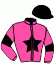casaque portée par Velon Mlle M. jockey du cheval de course GROUP DEUX CREUX, information pmu ZETURF