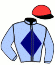 casaque portée par Guedj-Gay G. jockey du cheval de course SALSA QUEEN, information pmu ZETURF