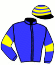 casaque portée par Piccone T. jockey du cheval de course FIVE DAYS, information pmu ZETURF