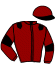 casaque portée par Guillochon J. jockey du cheval de course LAIKA DU BREM, information pmu ZETURF