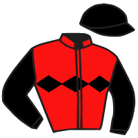 casaque portée par Bernard A. jockey du cheval de course LAYLA DU BREUIL, information pmu ZETURF