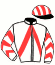 casaque portée par Fresneau Mlle K. jockey du cheval de course ILOMBA DU GUESCLIN, information pmu ZETURF