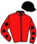 casaque portée par Abrivard M. jockey du cheval de course JEWEL DE MIRE, information pmu ZETURF