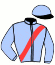 casaque portée par Gelormini G. jockey du cheval de course KRACH NONANTAIS, information pmu ZETURF