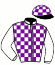 casaque portée par Fournigault G. jockey du cheval de course KINDLY DES CROUAS, information pmu ZETURF