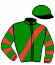 casaque portée par Abrivard M. jockey du cheval de course GONZALES, information pmu ZETURF