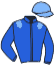 casaque portée par Abrivard A. jockey du cheval de course HOUFFE DU FLINOIS, information pmu ZETURF