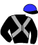 casaque portée par Daugeard Ph. jockey du cheval de course DROP DE COLLEVILLE (FR), information pmu ZETURF