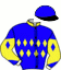 casaque portée par Abrivard A. jockey du cheval de course ZEROZEROSETTE GAR (IT), information pmu ZETURF