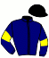 casaque portée par Desmigneux Mlle E. jockey du cheval de course ISHTAR FONT, information pmu ZETURF