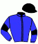casaque portée par Lagadeuc F. jockey du cheval de course ISLA BONITA, information pmu ZETURF