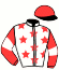 casaque portée par Fresneau L. jockey du cheval de course IMPERIAL KEY, information pmu ZETURF