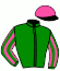 casaque portée par Morin Ant. jockey du cheval de course JACQUARD DU LOUVET, information pmu ZETURF