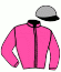 casaque portée par Voisin A. jockey du cheval de course JET ME FREE, information pmu ZETURF