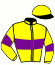casaque portée par Prats Escandell Ant. jockey du cheval de course FLAMME DE GINAI, information pmu ZETURF