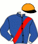 casaque portée par Martens C. jockey du cheval de course BELKER, information pmu ZETURF