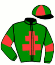 casaque portée par Abrivard M. jockey du cheval de course HALLOWEEN, information pmu ZETURF