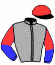 casaque portée par Gelormini G. jockey du cheval de course KENTUCKY SOMOLLI, information pmu ZETURF