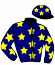 casaque portée par Durville Mar. jockey du cheval de course LOLLY STAR, information pmu ZETURF